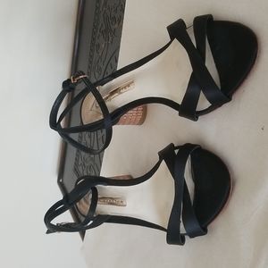 Sophia Webster black/gold sandals. Size 38.5